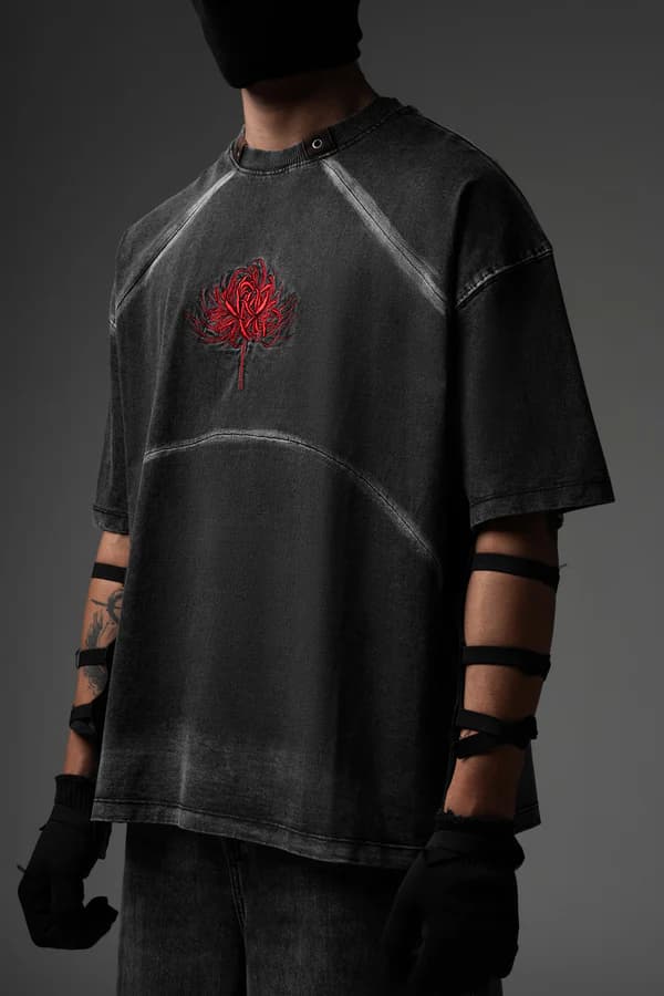 Obsidian Petal Tshirt | Karmik