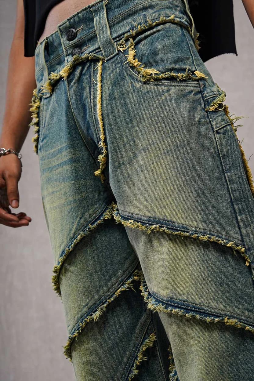 Strata Layered Denim back view | Karmik