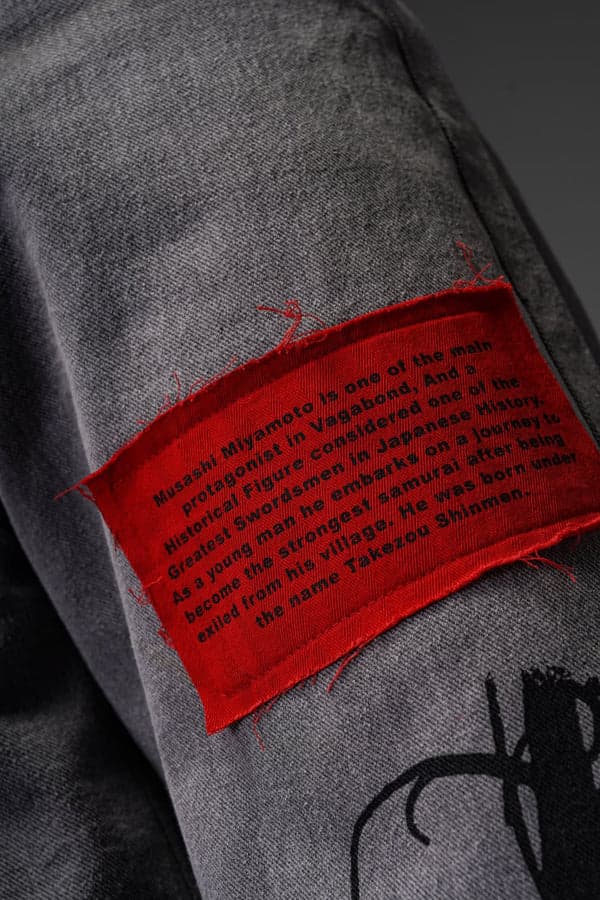 Monogatari Denim top-down view | Karmik