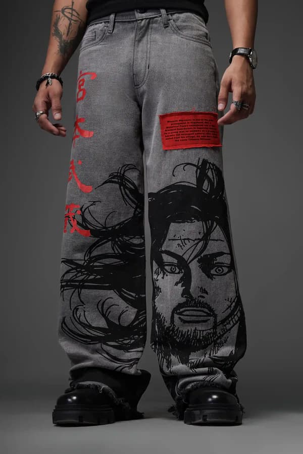 Monogatari Denim front view | Karmik