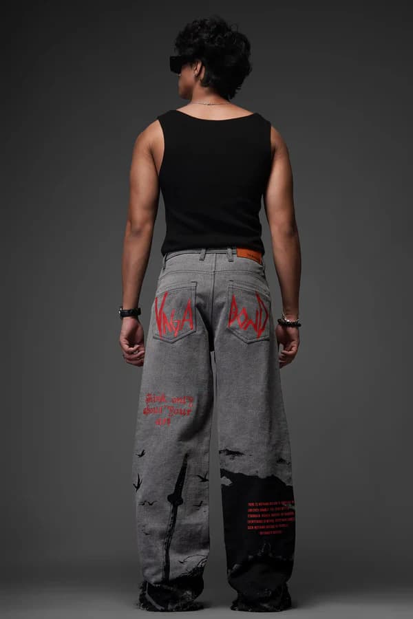 Monogatari Denim detail side view | Karmik