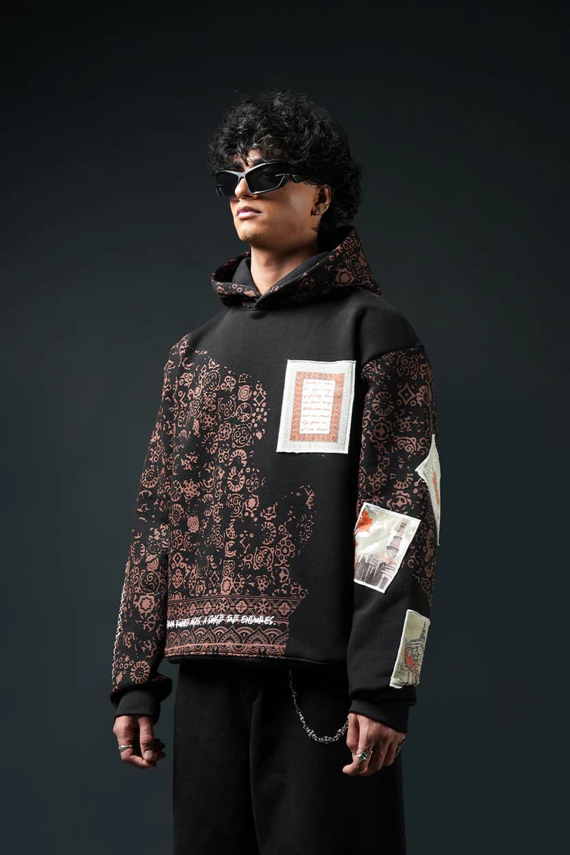 Dualism: Bronze & Black Hoodie