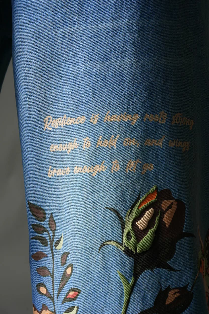 Horizon Wash Denim back view | Karmik