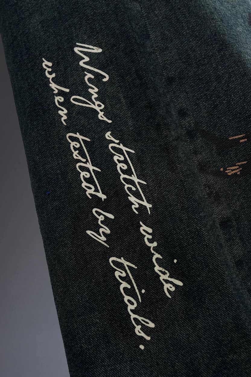 Falcon Stitch Denim detail close-up | Karmik