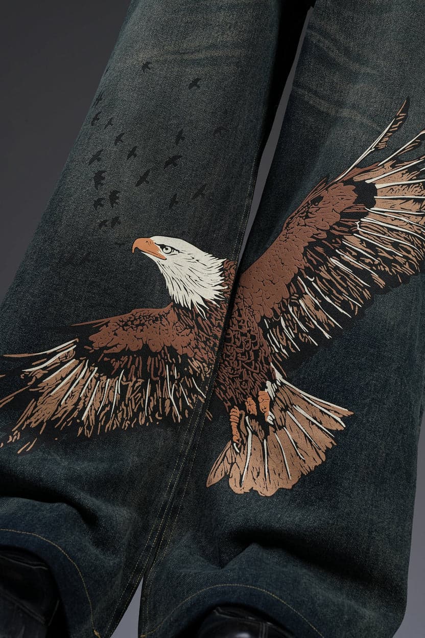 Falcon Stitch Denim side view | Karmik